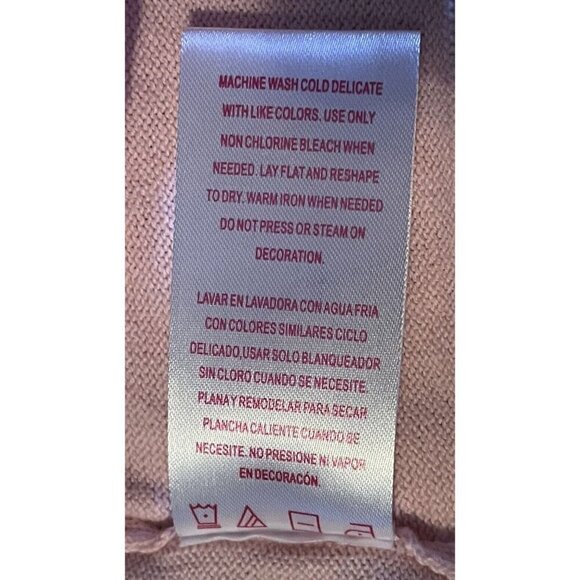 Princess Faith Toddler Girls Floral Cardigan Size 4T Pink Long Sleeve - Picture 12 of 12